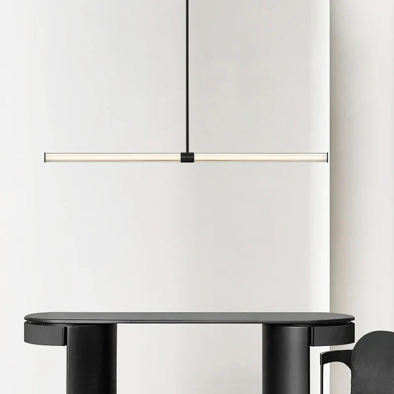 plafonnier moderne en verre pour bar et restaurant minimaliste