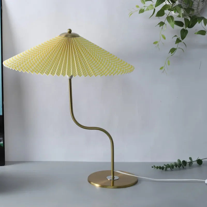 lampe à poser rétro en forme de parapluie décoratif pivotant