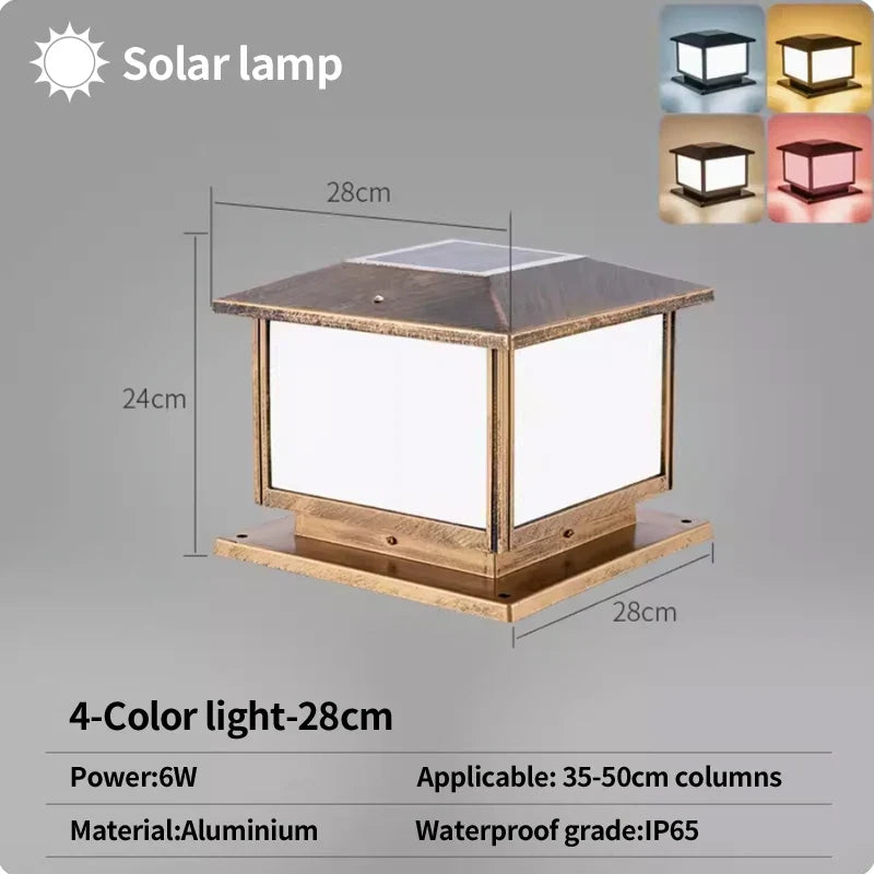 Lampe pilier LED étanche E27
