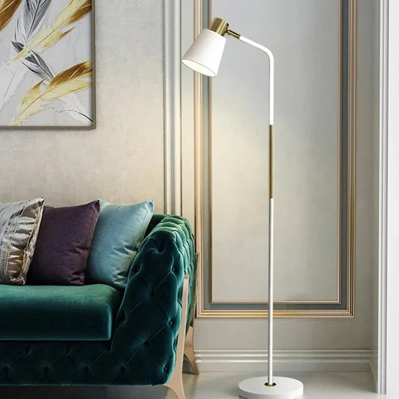 lampadaire nordique réglable à led pour éclairage décoratif