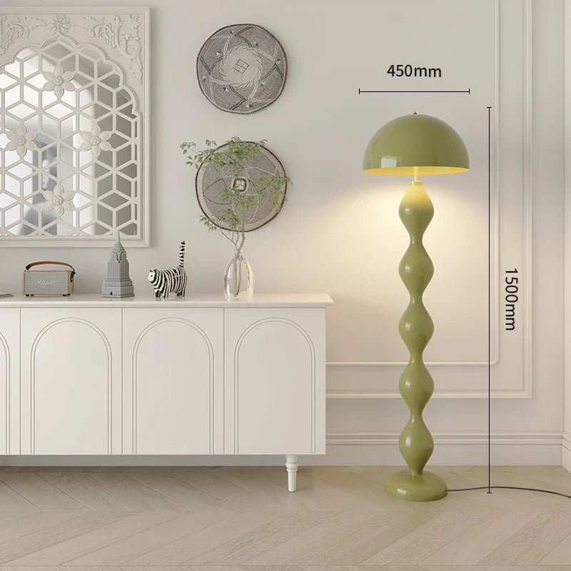 lampadaire butter gourd design créatif interrupteur à pied haut niveau