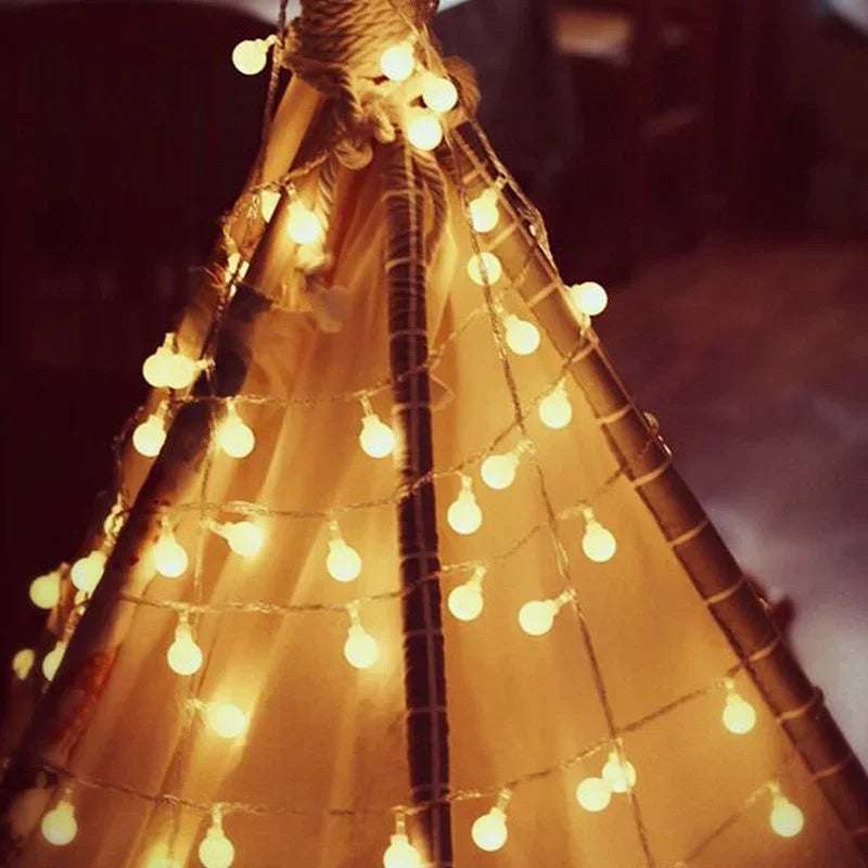 guirlande lumineuse led pour extérieur mariage jardin et Noël