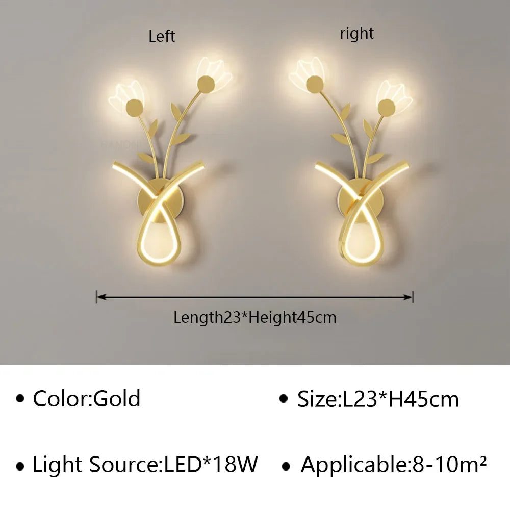applique murale led moderne pour décoration intérieure élégante