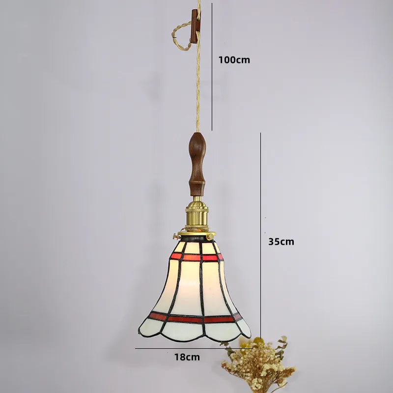 suspension nordique en cuivre avec verre teinté pour intérieur élégant
