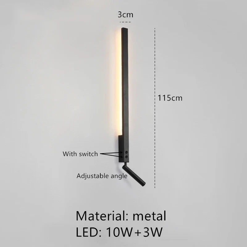 applique murale led minimaliste angle réglable 3000k