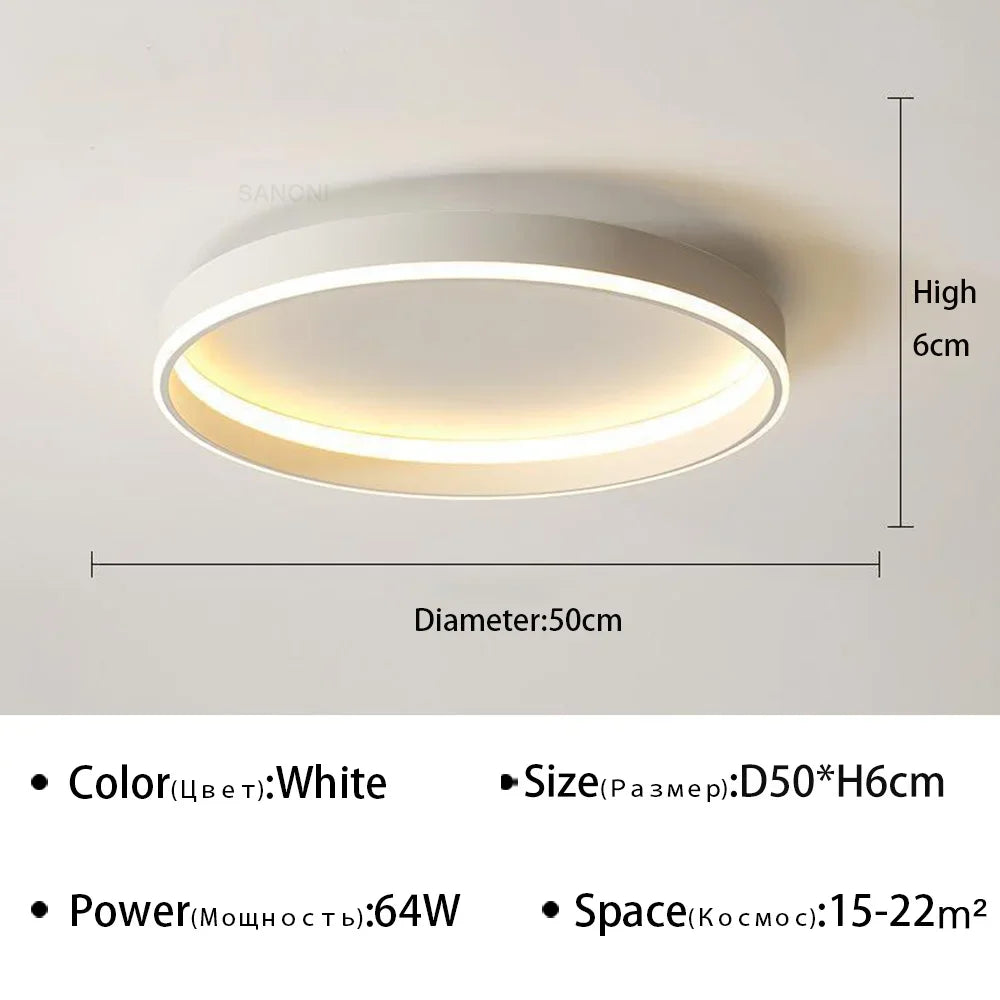 lustre nordique moderne à leds pour intérieur décoratif