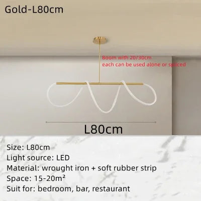 Nordic Modern Round Ceiling Chandelier For Living Room Restaurant Bedroom Hotel Home Decor Hanging Led Lamp Lustre Lighting