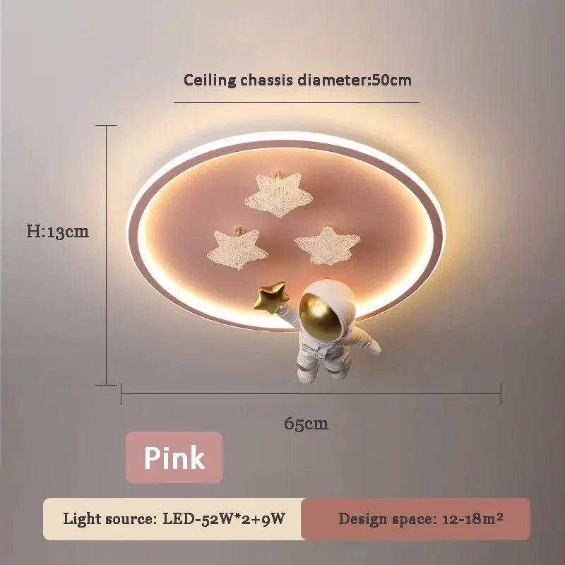 plafonnier moderne astronaute lampe créative pour enfants