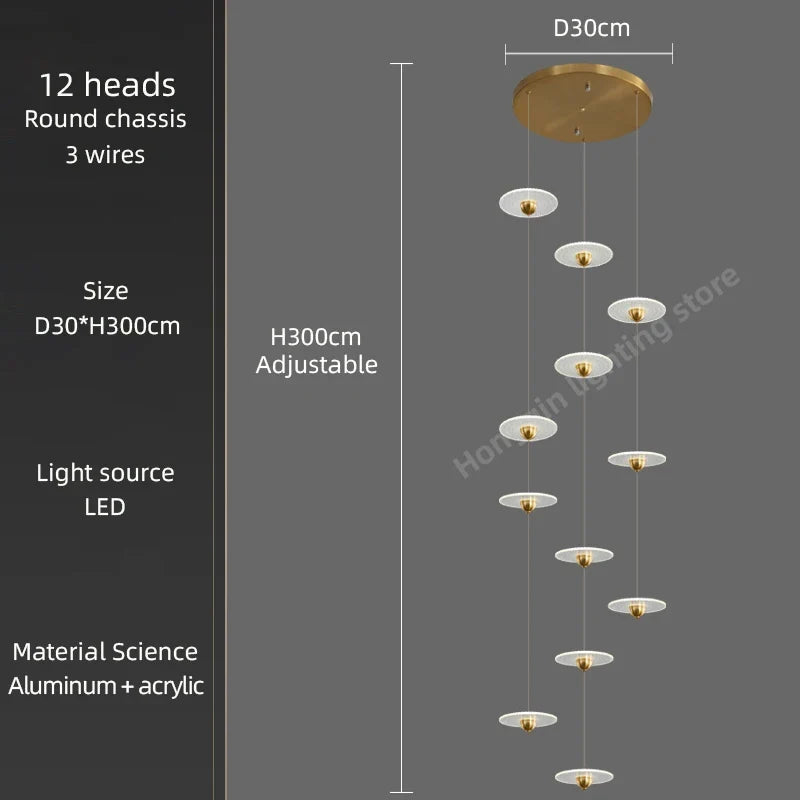 lustre moderne design pour éclairage intérieur contemporain