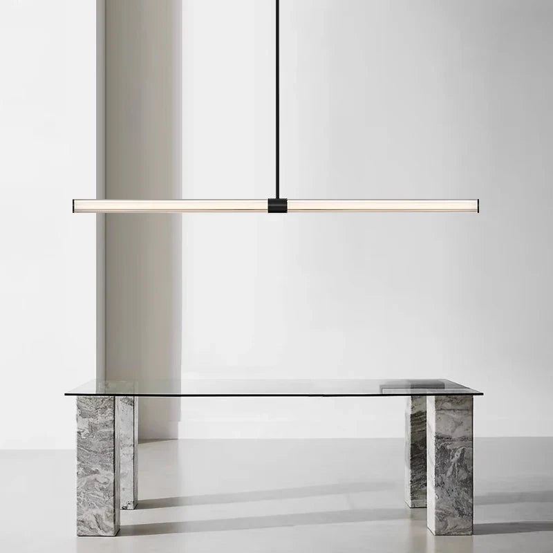 plafonnier moderne en verre pour bar et restaurant minimaliste