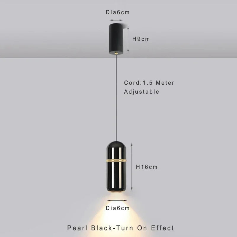 Lamp Modern Pendant Lighting Fixtures LED 5W Nordic Metal Mini Chandelier Creative Indoor Decor Small Hanging Ceiling Light For