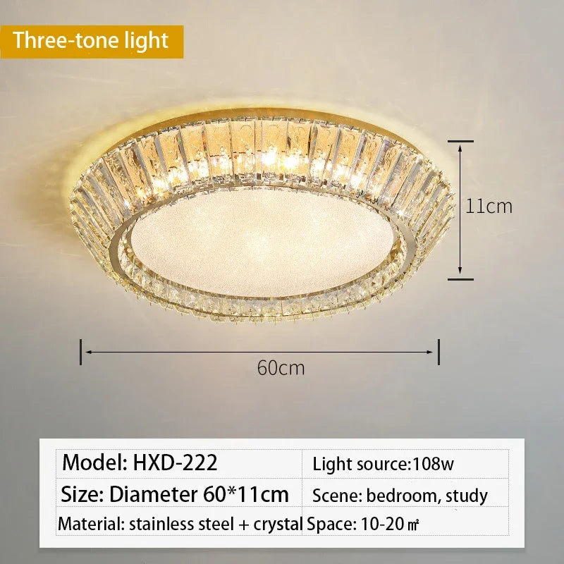 plafonnier en cristal de luxe pour décoration intérieure élégante