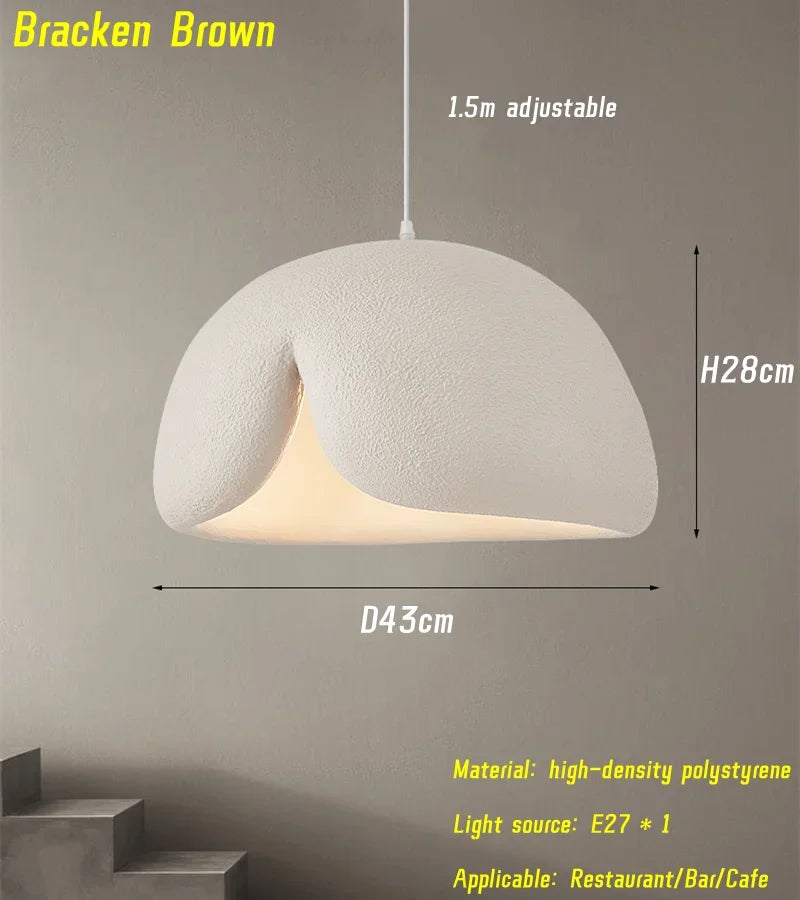 Wabi Sabi Chandelier Design Dining Living Room Bedroom Cafe Lamp Study Decor Pendant Light Fixture Kitchen Island Accessories