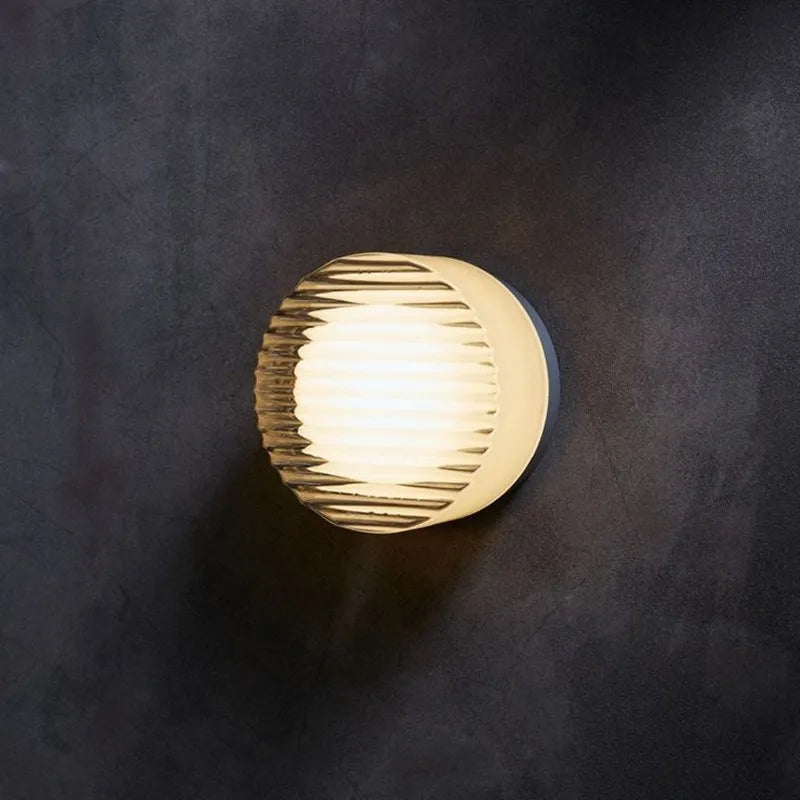 Applique murale LED moderne en gelée d'ambre