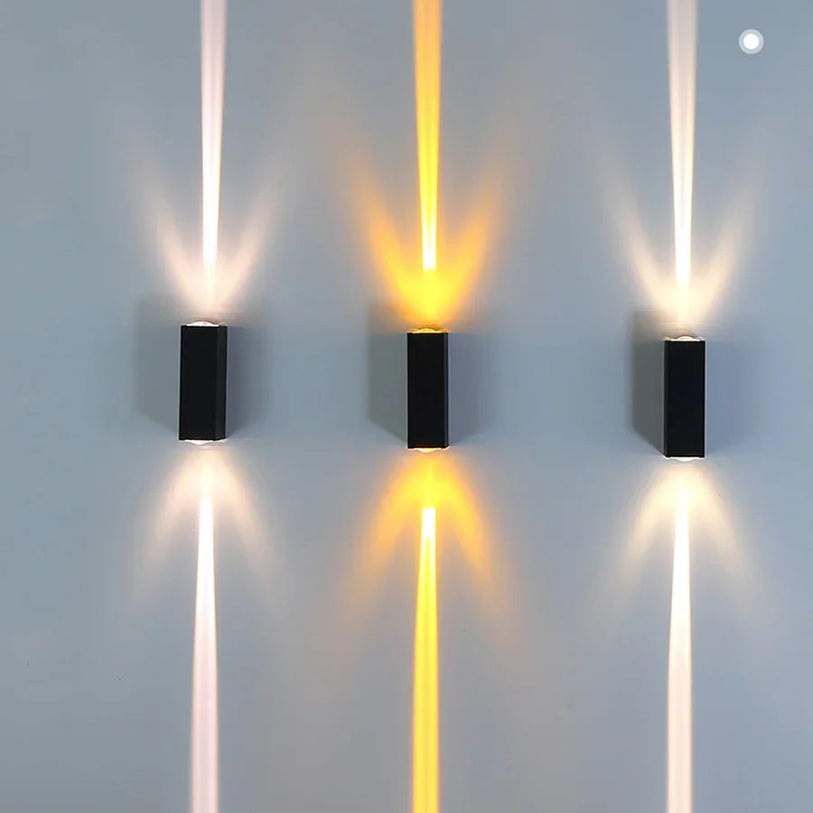 applique murale led extérieure moderne étanche en aluminium