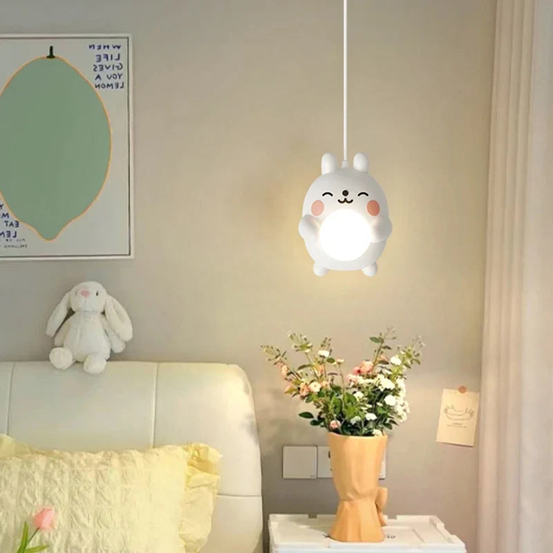 suspension dessin animé animal lapin ours pour enfants soins oculaires