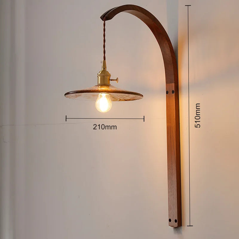 applique murale en bois à led pour décoration intérieure
