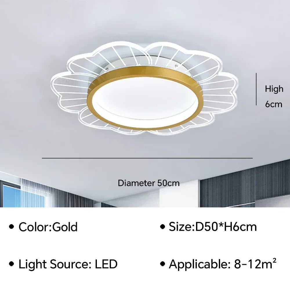 lustre moderne à leds pour décoration intérieure maison