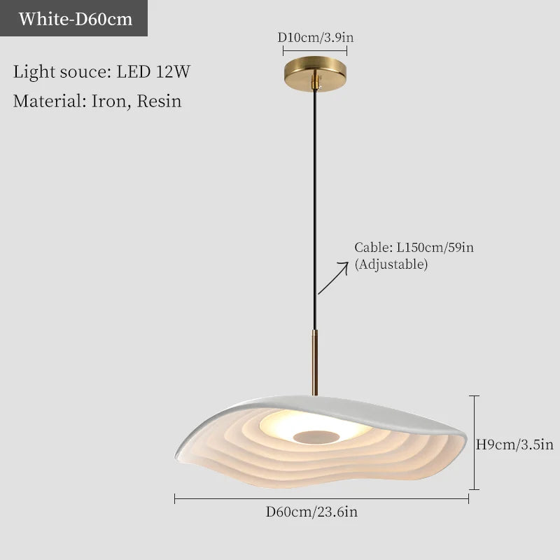 suspension en feuille de lotus pour décorations modernes