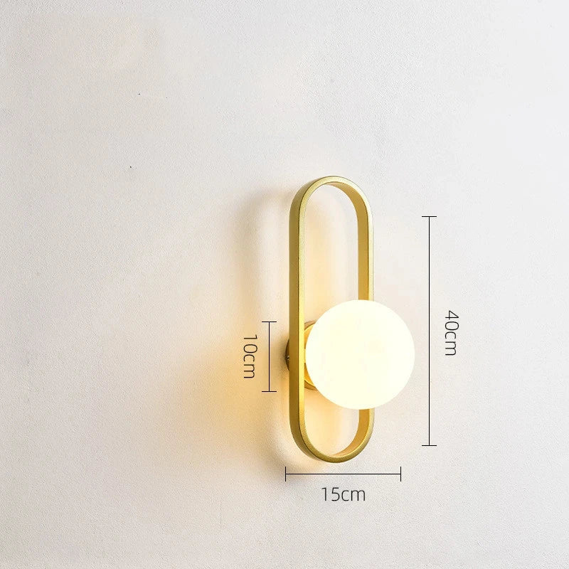 applique murale à led design moderne pour décoration intérieure