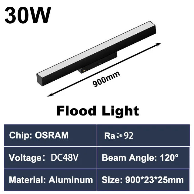 rail d éclairage magnétique moderne pour intérieur en aluminium