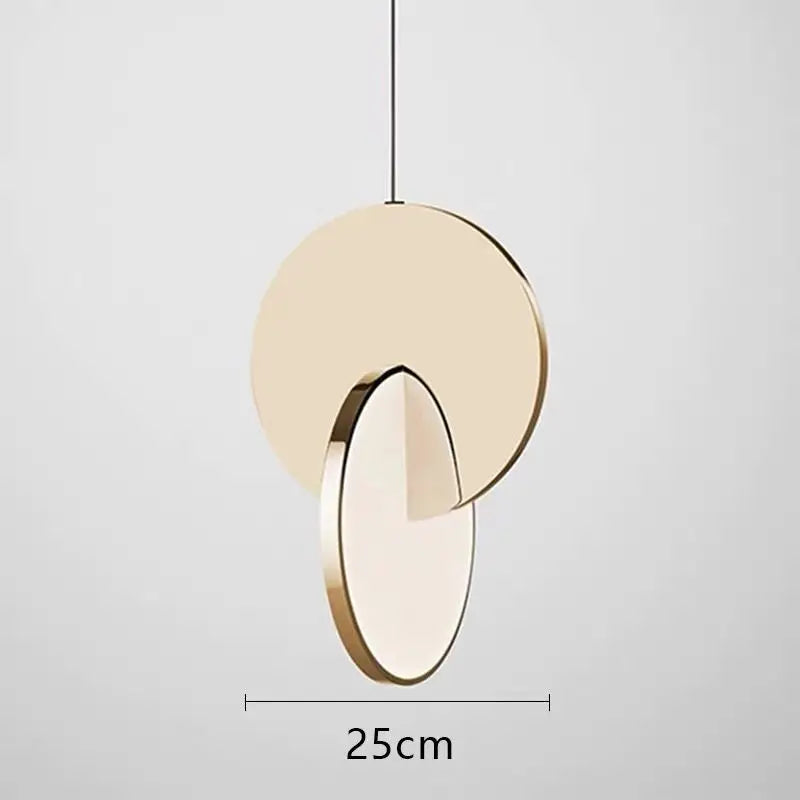 Nordic creative bar restaurant post-modern simple bedroom bedside designer single head net red light luxury art chandelier