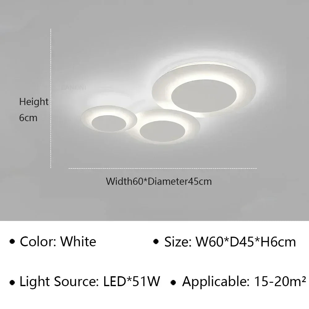 lustre moderne à leds pour intérieur décoratif
