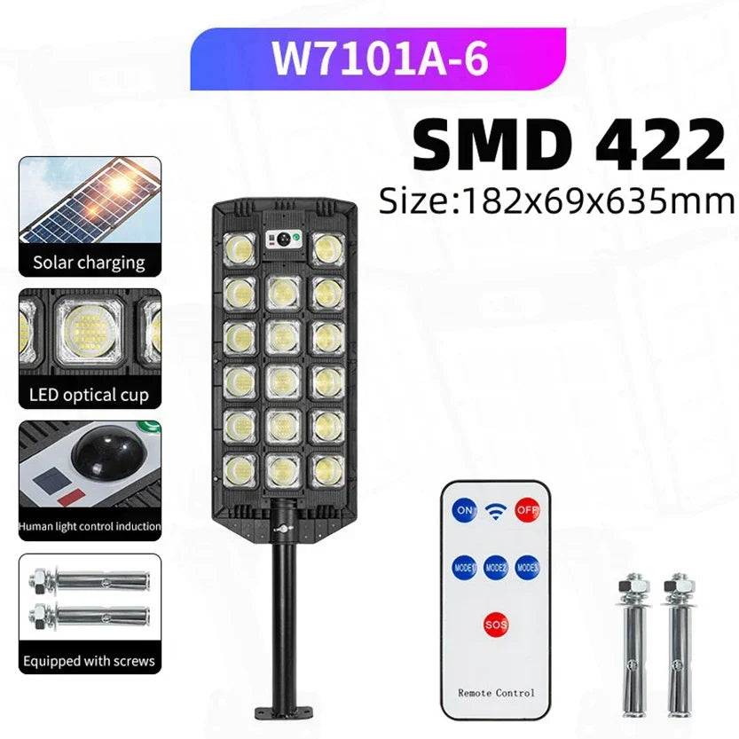 20000W Split Solar Street Light Outdoor Aluminum Solar Street Light Garden Sunlight House Remote Control Waterproof Wall Lamp
