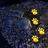 lot de 4 lampes solaires chien pour jardin extérieur animaux