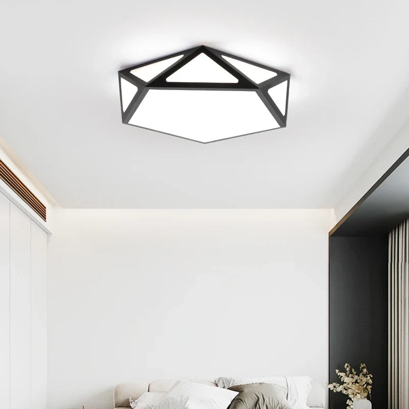 plafonnier led ultra-mince moderne géométrique simple et créatif
