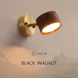 Walnut wood and Brass base, Modern Wabi-sabi, Indoor Sconces Wall Lighting for Corridor, Hallway, Foyer, living room, Bedroom