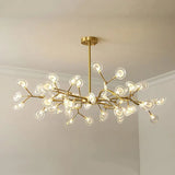 lustre en feuilles de pissenlit pour décoration intérieure élégante