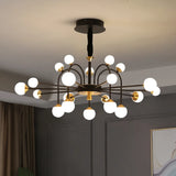 lustre boule de verre moderne simple et luxueux style nordique
