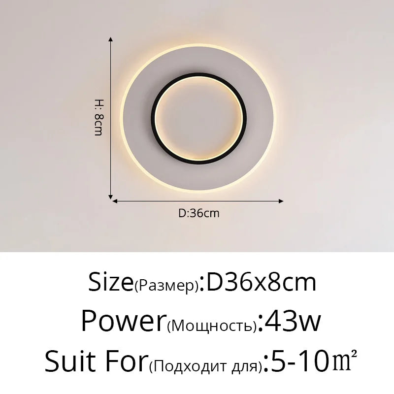 lustre nordique led simple moderne créatif balcon