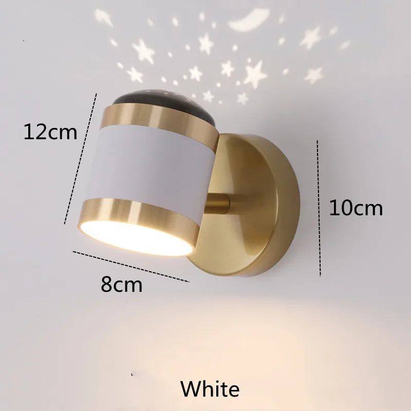 applique murale moderne à led avec interrupteur pour miroir décoratif