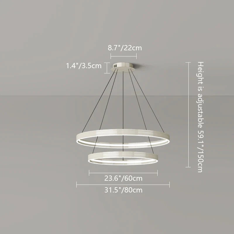 lustre moderne en métal pour éclairage intérieur élégant