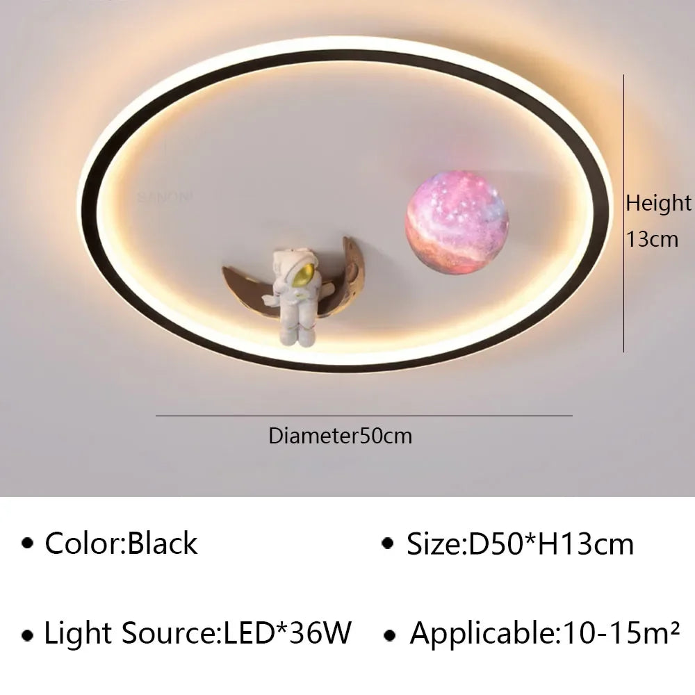 lustre moderne à leds pour décoration intérieure maison