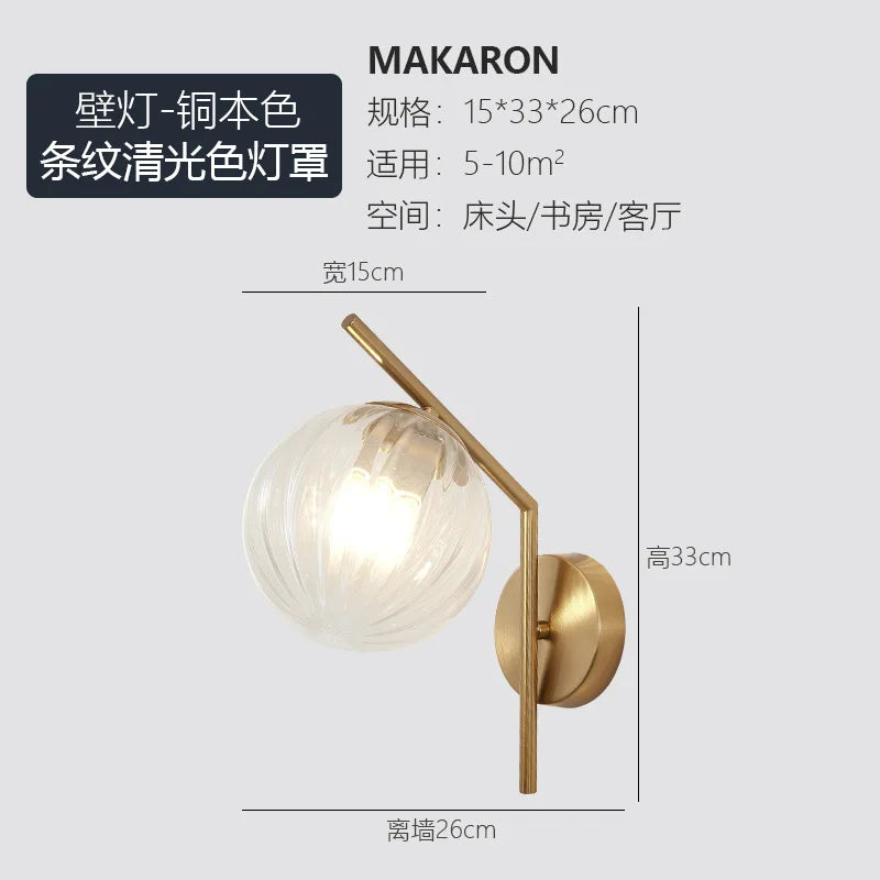 European style living room, bedroom, bedside wall lamp, study room, staircase, hallway, LED lamp, modern hotel, hotel wall lamp