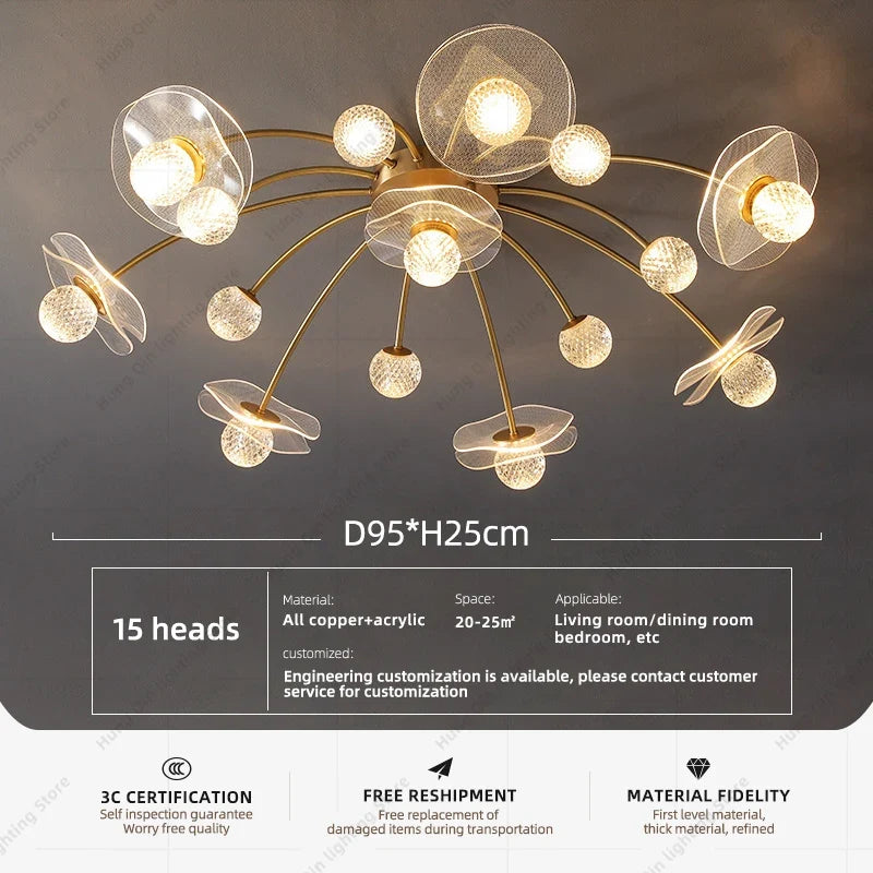 plafonnier led moderne design suspendu élégant pour intérieur