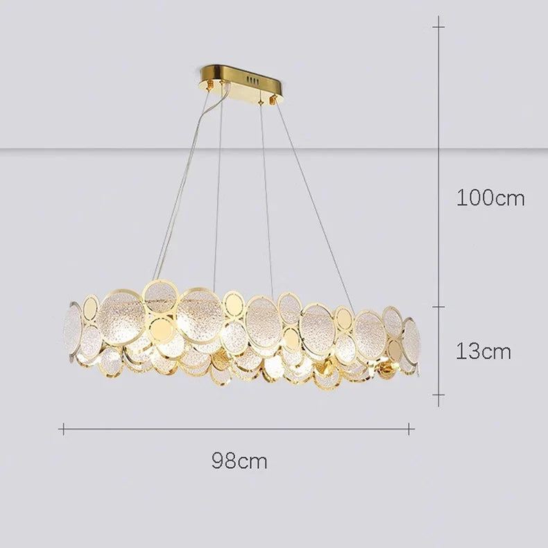 lustre moderne led de luxe pour éclairage intérieur