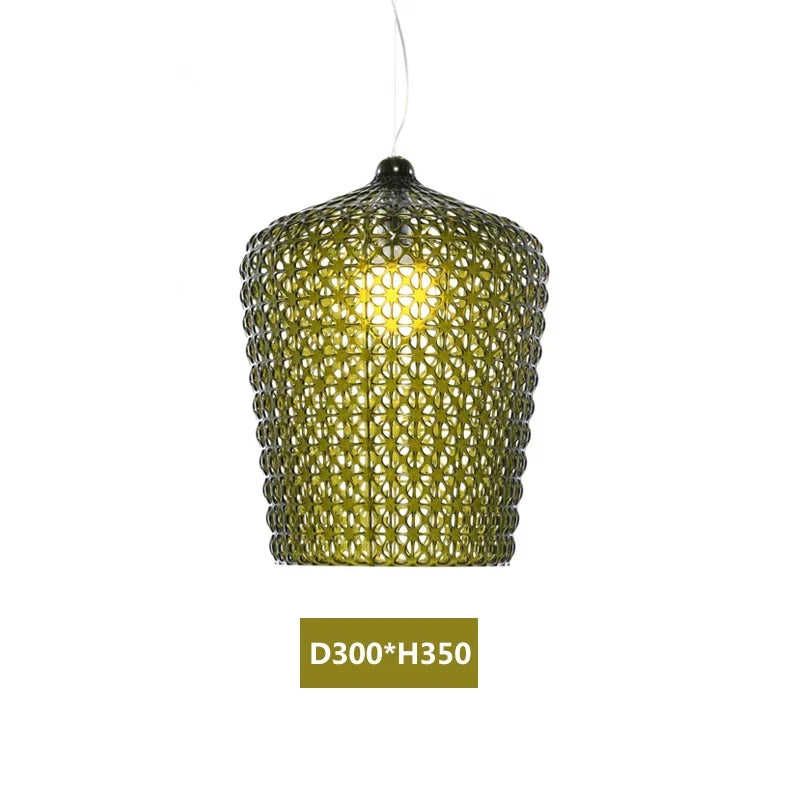 Living room pendant lamp, decorative atmosphere, wine bowl shape, Nordic modern creative and minimalist art pendant light