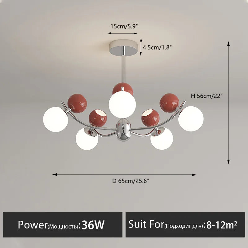 lustre créatif moderne pour décoration de chambre enfant