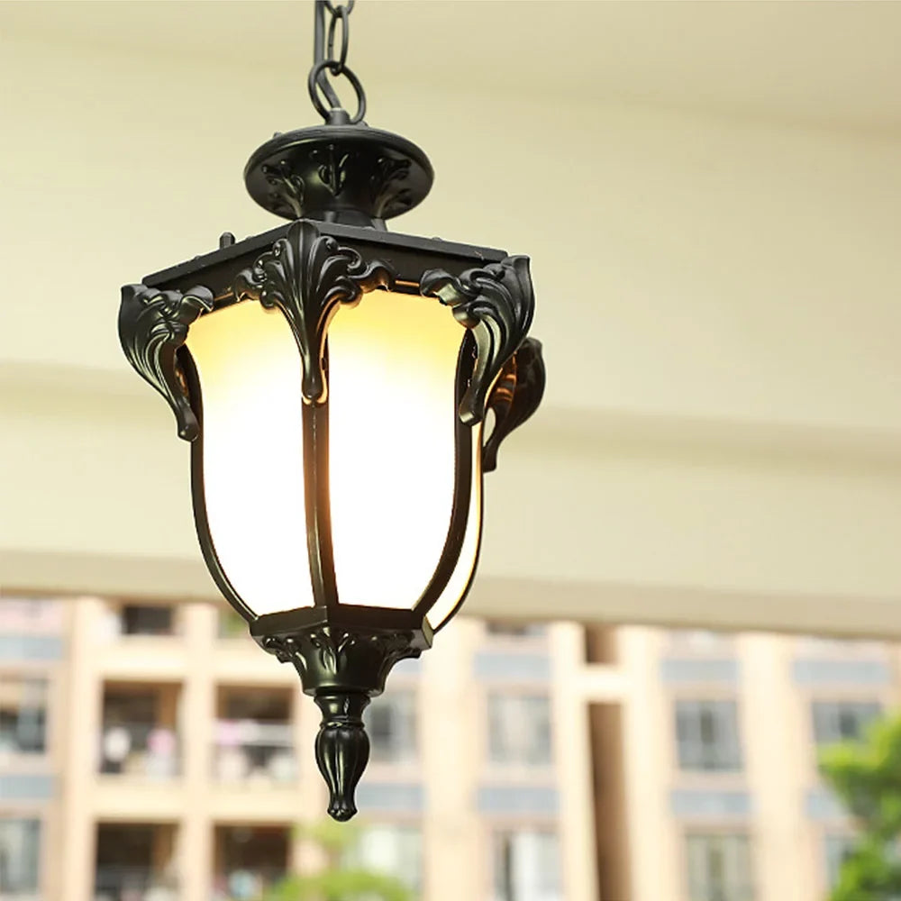 lustre étanche pour balcon et éclairage extérieur décoratif