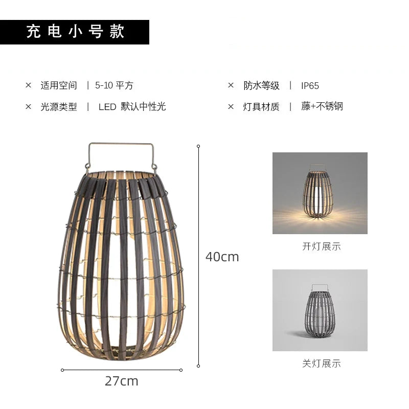 lampadaire solaire décoratif pour jardin et extérieur