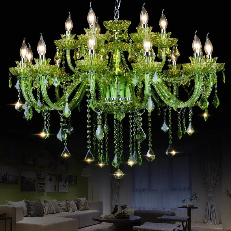 lustre moderne en cristal pour une ambiance luxueuse