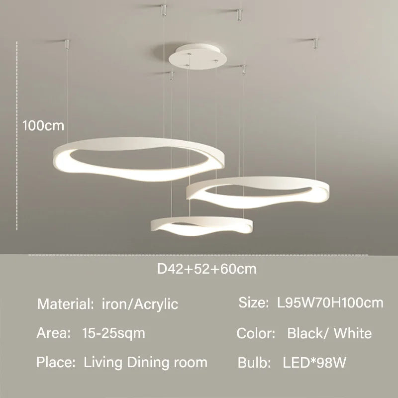 suspension design moderne pour un éclairage intérieur élégant