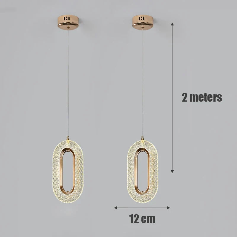 Suspension LED au design nordique suspendu