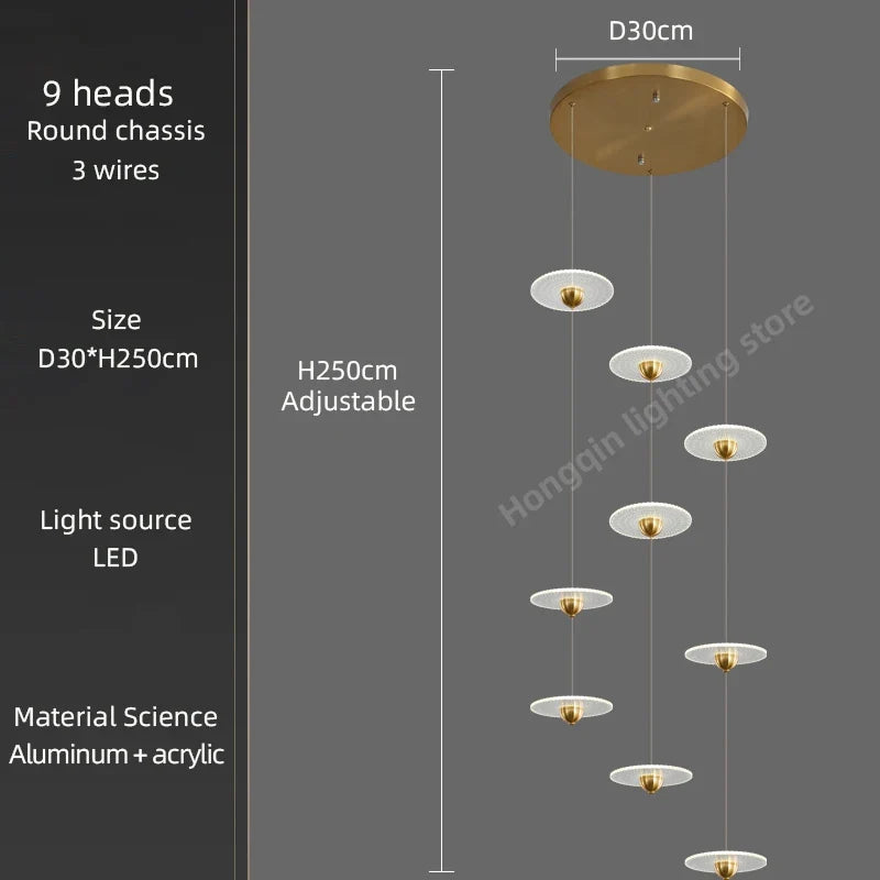 lustre moderne design pour éclairage intérieur contemporain