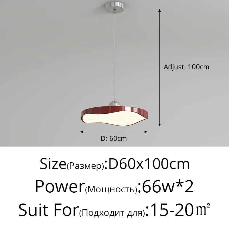 lustre rond moderne minimaliste protection des yeux