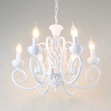 lustre de campagne moderne à 6 lumières pour intérieur